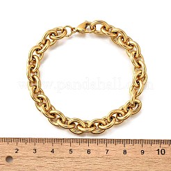 304 Edelstahl-Kabelkettenarmbänder für Damen&nbsp;BJEW-Q050-01A-G