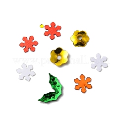 Perles de paillettes en plastique sur le thème de Noël&nbsp;KY-C014-09