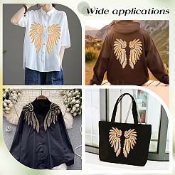 2 Stück 2 Stile Polyester-Stickerei-Applikationen zum Aufnähen.&nbsp;DIY-CY0001-02A-02