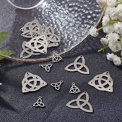 24 pendentif en acier inoxydable 304 de 4 styles&nbsp;STAS-SC0003-59