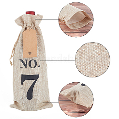 Taschen mit Kordelzug aus Flachs&nbsp;ABAG-WH0005-27