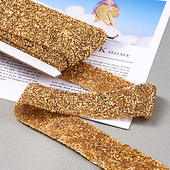 Glitzerharz Hotfix Strass (Schmelzkleber auf der Rückseite)&nbsp;OCOR-TA0002-03-40mm