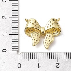 Placage de crémaillère en laiton micro pavé pendentifs en zircone cubique claire&nbsp;KK-H463-08G