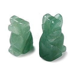 Figurines de guérison sculptées en aventurine verte naturelle&nbsp;G-B062-03C