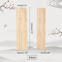 24 leeres Bambus-Lesezeichen&nbsp;FIND-BC0003-45A