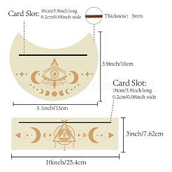 2 Stück 2 Stile Naturholz-Kartenständer für Tarot&nbsp;DJEW-GF0001-33I