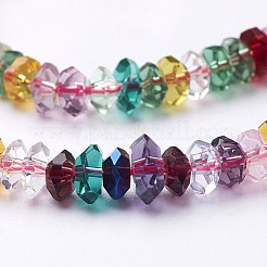 Facettierte Glas-Rondellperlen&nbsp;X-GF3x6mm-5