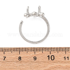 Offene Manschettenringkomponenten aus Messing&nbsp;KK-U074-07P