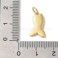 Colgantes de esmalte de latón chapado en rack&nbsp;KK-Z056-48G-01