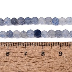 Natürlichen blauen Aventurin Perlen Stränge&nbsp;GG-N002-02A-04