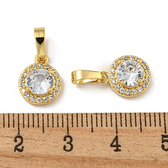 Colgante micropavé cubic zirconia de latón&nbsp;KK-I714-01G