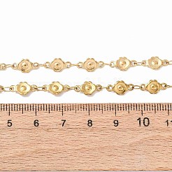 Colliers à maillons floraux en acier inoxydable 304 de 5.5 mm&nbsp;NJEW-P346-01G
