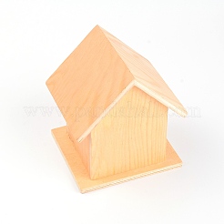 Nichoir en bois inachevé&nbsp;AJEW-WH0200-23