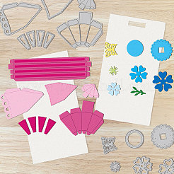 Kohlenstoffstahl Schneidwerkzeuge Schablonen&nbsp;DIY-WH0309-1885