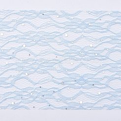 Glitzer-Pailletten-Deko-Mesh-Bänder&nbsp;LS-OCOR-K004-A04