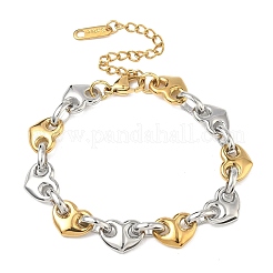 Bracelets à maillons en acier inoxydable 304 pour femmes&nbsp;BJEW-B158-06GP