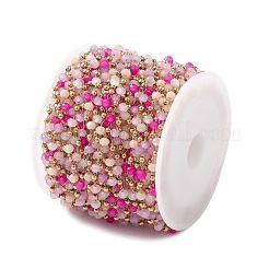 Chaînes de perles en verre manuels&nbsp;CHS-P016-45G-02