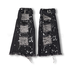Zerrissene Ärmel aus Denimstoff&nbsp;AJEW-WH20060-26
