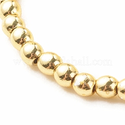 Anello da dito con perline a colonna di giada limone naturale con ematite sintetica&nbsp;RJEW-JR00460-03