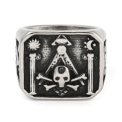 Ring aus Edelstahl 304&nbsp;RJEW-B055-01AS-05