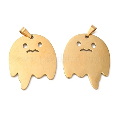 Placcatura ionica (ip) ciondoli in acciaio inossidabile 304 di Halloween&nbsp;STAS-R122-15G
