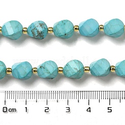 Fili di perline di howlite naturale tinto&nbsp;G-G023-B01-01B