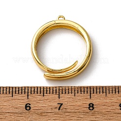 Ringbasis aus Messing&nbsp;KK-NH0007-13G