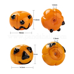 20 stücke 2 stil herbst thema handgefertigte Bunte Malerei perlen&nbsp;LAMP-LS0001-02