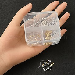 40pcs 2 ganchos de pendiente de plástico ecológicos de color&nbsp;DIY-YW0007-13