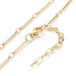 Collier pendentif tressé en perles et verre de coquille d'arbre de Noël avec chaînes à maillons&nbsp;NJEW-TA00028