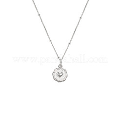 925 Halskette mit Herzanhänger aus Sterlingsilber für Damen&nbsp;FS-WG903F5-01