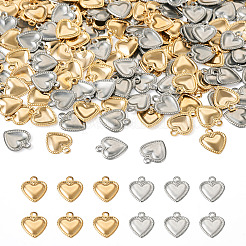 300 pieza de 2 estilos de dijes de acero inoxidable 304&nbsp;STAS-PJ0001-38