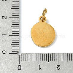 304 Edelstahl-Emaille-Anhänger&nbsp;STAS-A145-01K-G