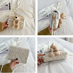Kit fai da te per realizzare borse a tracolla da donna intrecciate in policotone&nbsp;DIY-WH0349-353A