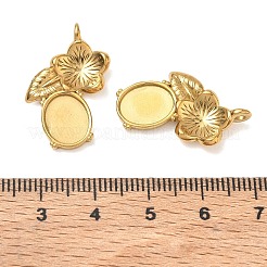 Pendentifs cabochons en acier inoxydable 304&nbsp;SA-CBAE5AC-17G
