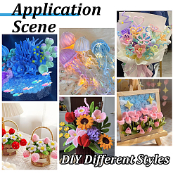 112 Stück 8 Farben DIY Plüschstäbe&nbsp;FIND-SC0022-36