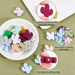 24pcs 12 Farben Silikonperlen&nbsp;SIL-CA0001-06