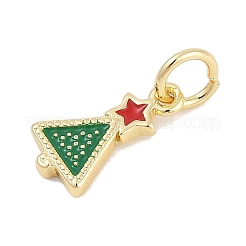 Breloques d'émail en laiton&nbsp;KK-Q028-43G
