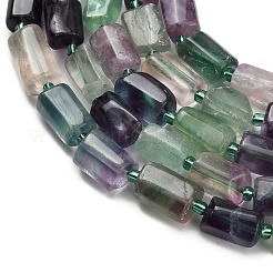 Fluorit natürlichen bunten Perlen Stränge&nbsp;G-H329-A03-01