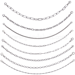 8 chaîne de casquette de baseball en acier inoxydable 304&nbsp;HJEW-SC0002-49