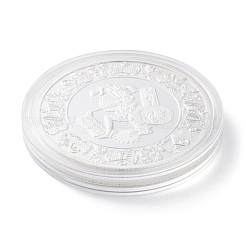Moneda de desafío de aleación de plata oxidada&nbsp;AJEW-XCP0002-71B