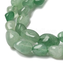 Pépites vertes naturelles aventurine perles brins&nbsp;G-L154-10-01