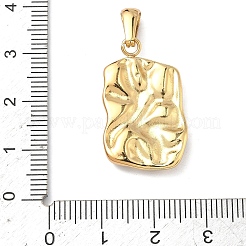 Pendentifs texturés en acier inoxydable 304&nbsp;STAS-L309-13G