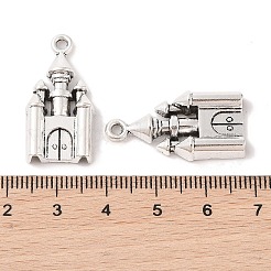 Pendentifs en alliage de zinc de style tibétain&nbsp;TIBEP-R334-133AS-RS