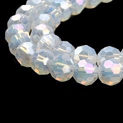 Ständer aus imitierten Jade-Glasperlen&nbsp;LS-EGLA-A035-J6mm-B06