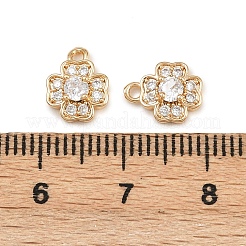 Colgante micropavé cubic zirconia de latón&nbsp;KK-K407-35G-01