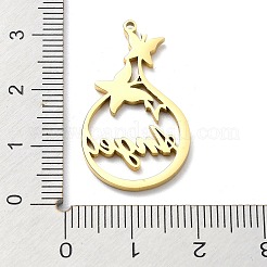 Anhänger aus Edelstahl 304&nbsp;LS-STAS-D036-15G