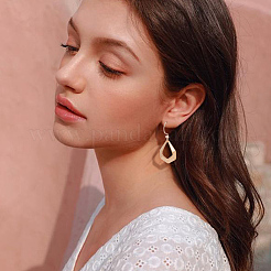 50 pièce de 5 styles de boucles d'oreilles en laiton et acier inoxydable 304&nbsp;FIND-BBC0004-65