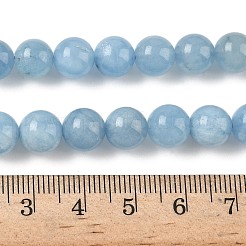 Chapelets de perles en aigue-marine naturelle&nbsp;G-D327-C03-8mm