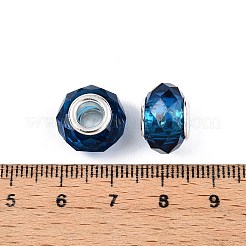 Perle di vetro trasparente europei&nbsp;GPDL-N004-D14mm-B12